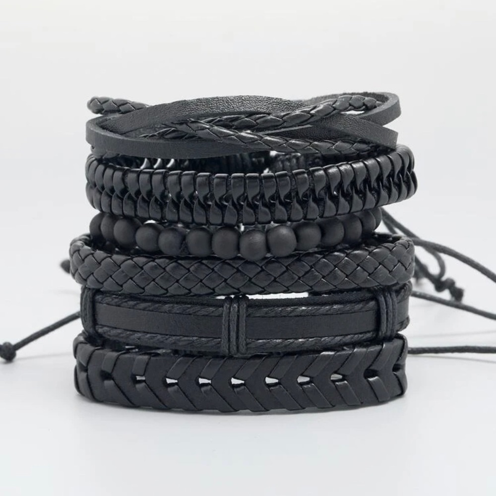 6pcs Men Minimalist Bracelet - Picture 4 of 6